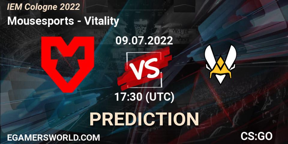 Mousesports vs Vitality: Betting TIp, Match Prediction. 09.07.22. CS2 (CS:GO), IEM Cologne 2022
