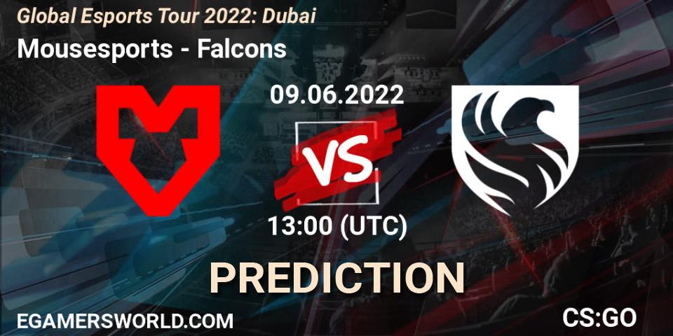 Mousesports vs Falcons: Betting TIp, Match Prediction. 09.06.22. CS2 (CS:GO), Global Esports Tour 2022: Dubai