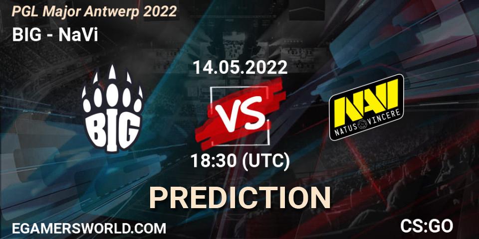 BIG vs NaVi: Betting TIp, Match Prediction. 14.05.22. CS2 (CS:GO), PGL Major Antwerp 2022