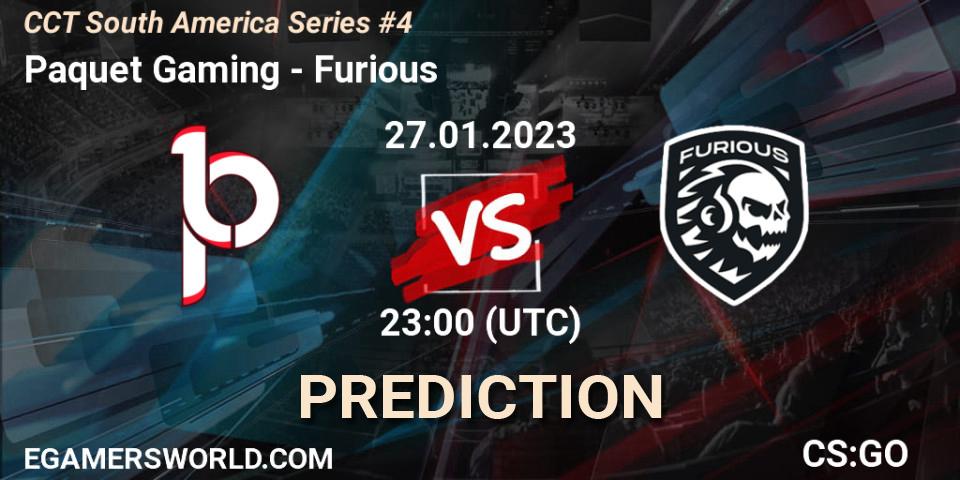 Paquetá Gaming vs Furious: Betting TIp, Match Prediction. 28.01.23. CS2 (CS:GO), CCT South America Series #4