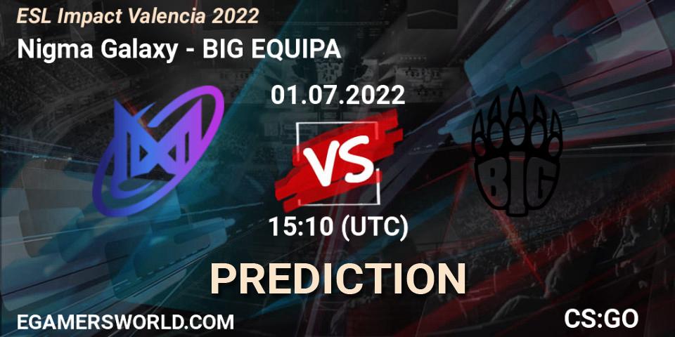 Galaxy Racer Female vs BIG EQUIPA: Betting TIp, Match Prediction. 01.07.22. CS2 (CS:GO), ESL Impact Valencia 2022