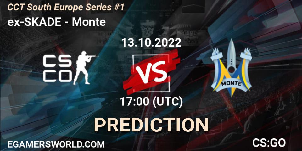 ex-SKADE vs Monte: Betting TIp, Match Prediction. 13.10.22. CS2 (CS:GO), CCT South Europe Series #1