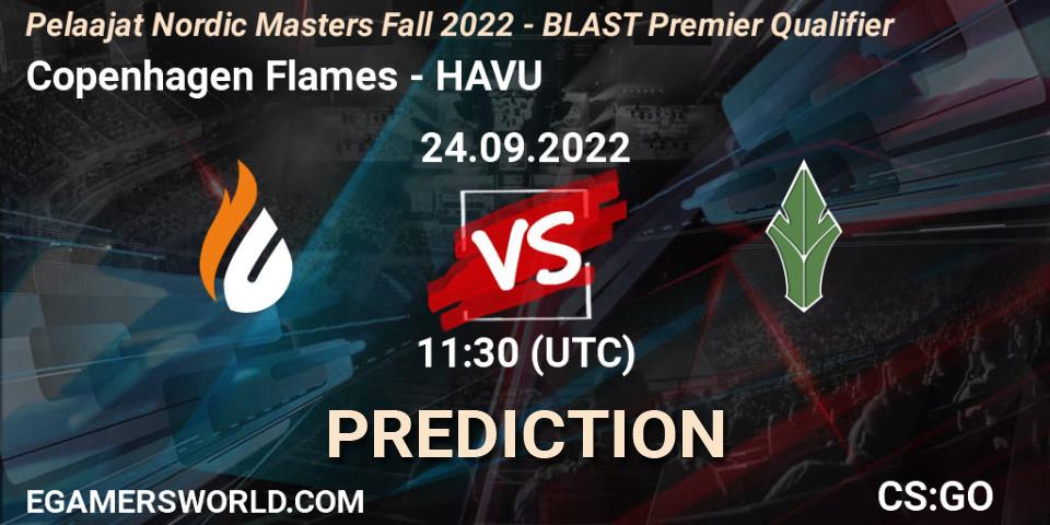 Copenhagen Flames vs HAVU: Betting TIp, Match Prediction. 24.09.22. CS2 (CS:GO), Pelaajat.com Nordic Masters: Fall 2022