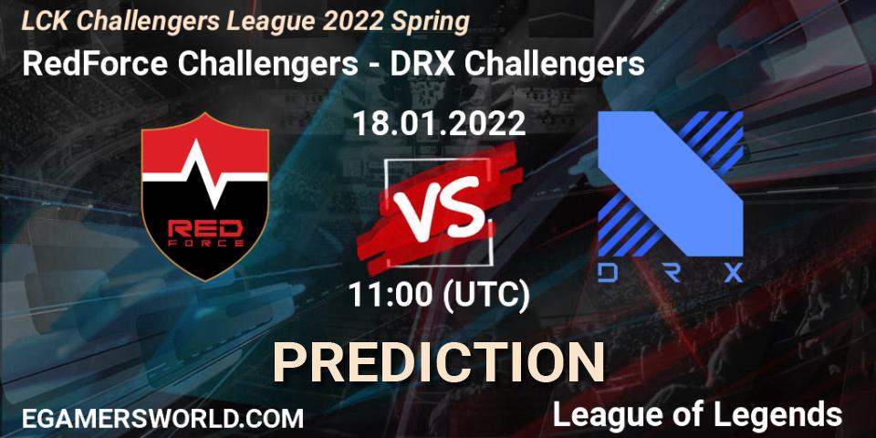 RedForce Challengers vs DRX Challengers: Betting TIp, Match Prediction. 18.01.2022 at 11:00. LoL, LCK Challengers League 2022 Spring