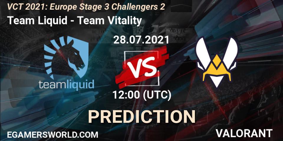 Team Liquid vs Team Vitality: Betting TIp, Match Prediction. 28.07.21. VALORANT, VCT 2021: Europe Stage 3 Challengers 2