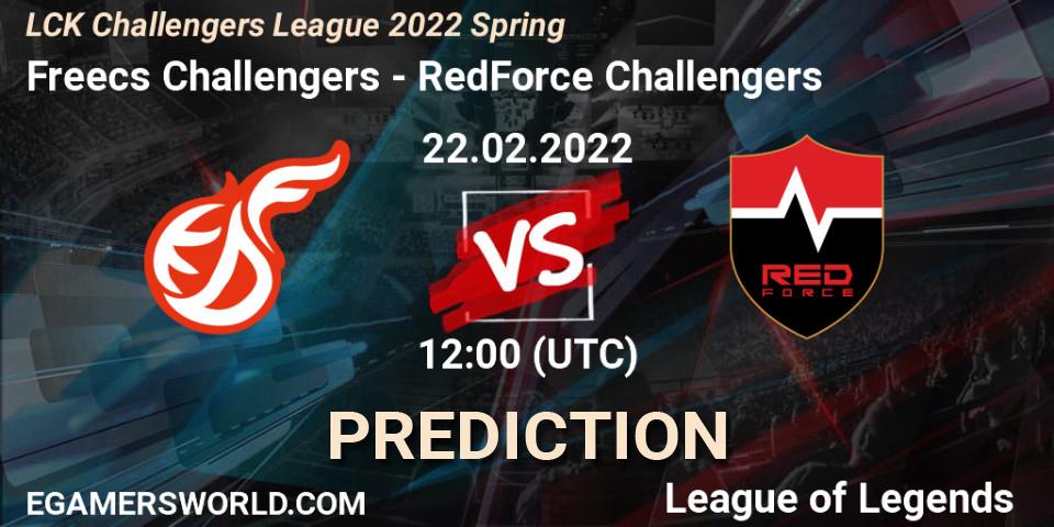 Freecs Challengers vs RedForce Challengers: Betting TIp, Match Prediction. 22.02.2022 at 12:15. LoL, LCK Challengers League 2022 Spring