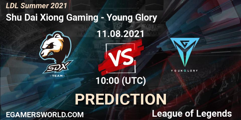 Shu Dai Xiong Gaming vs Young Glory: Betting TIp, Match Prediction. 11.08.21. LoL, LDL Summer 2021
