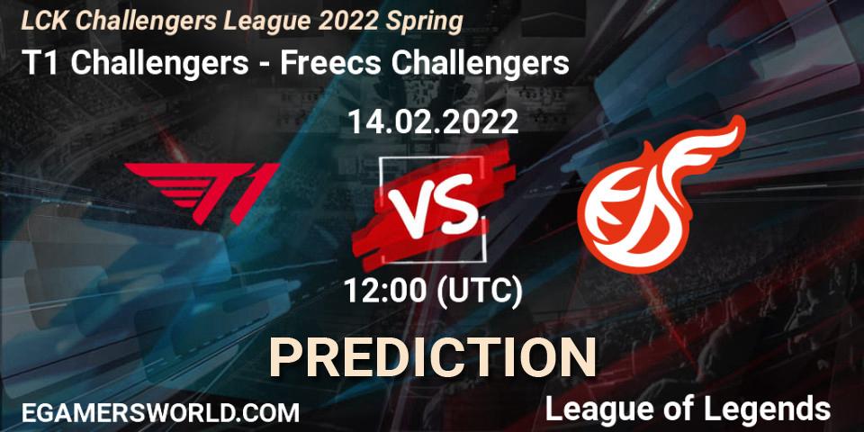 Freecs Challengers vs T1 Challengers: Betting TIp, Match Prediction. 17.02.2022 at 05:00. LoL, LCK Challengers League 2022 Spring