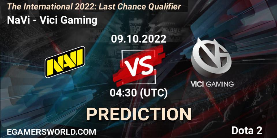 NaVi vs Vici Gaming: Betting TIp, Match Prediction. 09.10.22. Dota 2, The International 2022: Last Chance Qualifier
