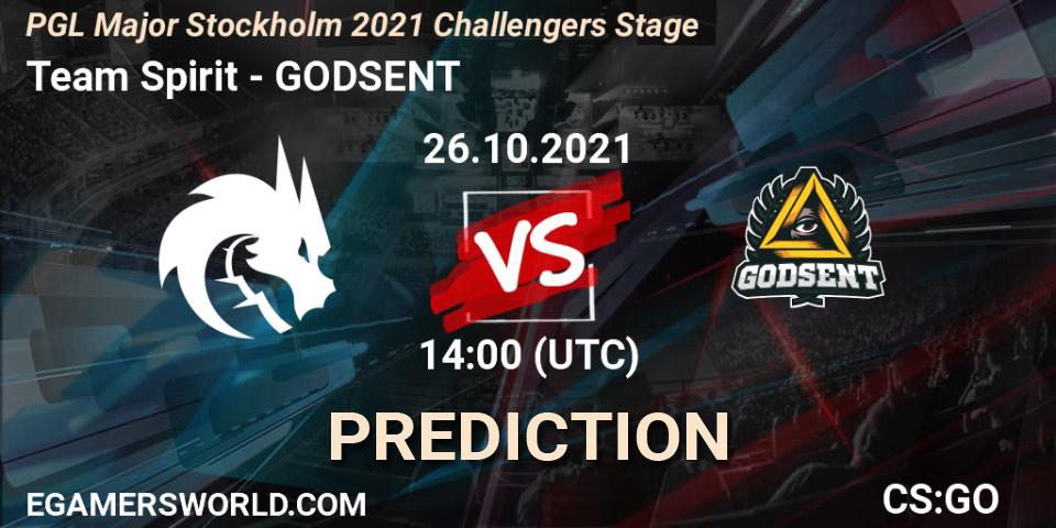 Team Spirit vs GODSENT: Betting TIp, Match Prediction. 26.10.21. CS2 (CS:GO), PGL Major Stockholm 2021 Challengers Stage