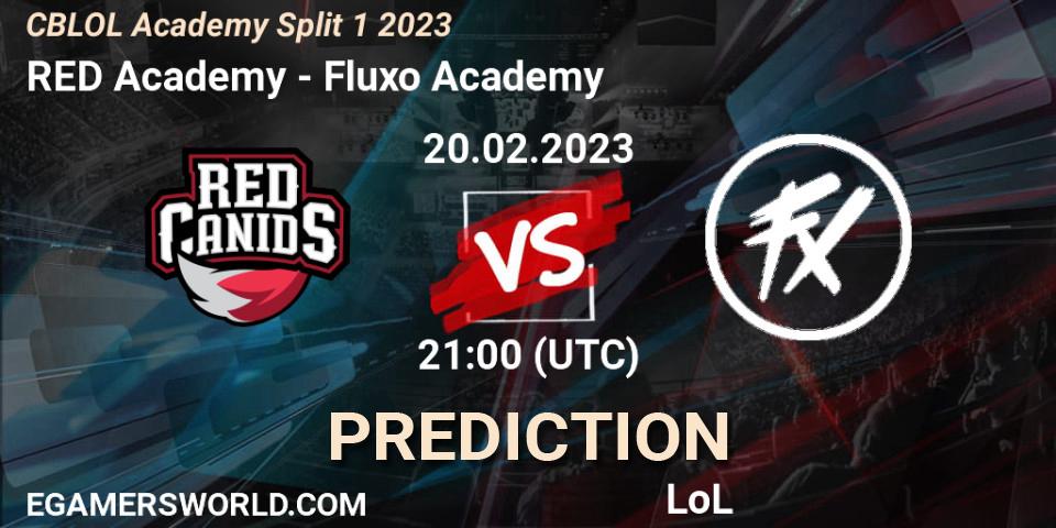 RED Academy vs Fluxo Academy: Betting TIp, Match Prediction. 20.02.2023 at 21:00. LoL, CBLOL Academy Split 1 2023