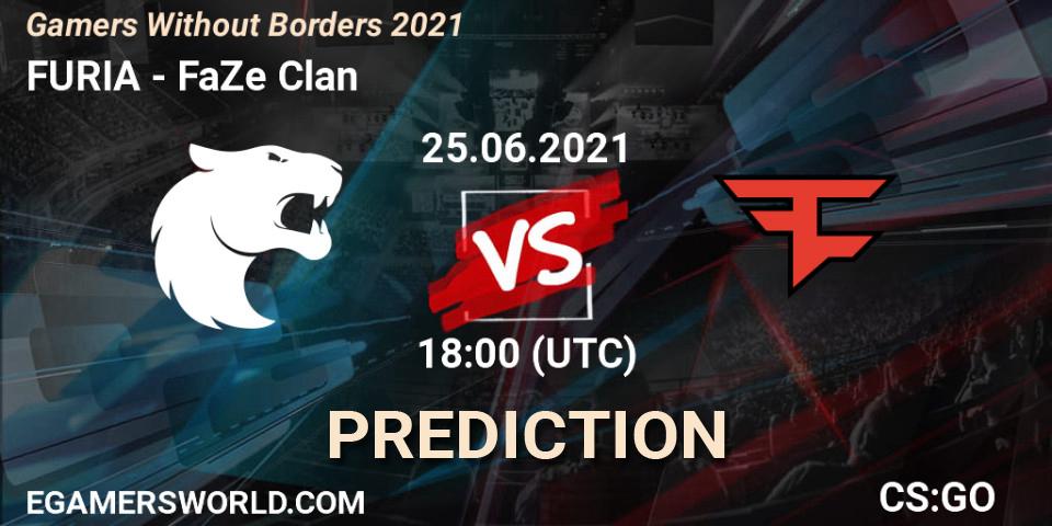 FURIA vs FaZe Clan: Betting TIp, Match Prediction. 25.06.2021 at 18:00. Counter-Strike (CS2), Gamers Without Borders 2021