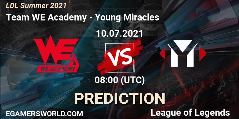 Team WE Academy vs Young Miracles: Betting TIp, Match Prediction. 10.07.21. LoL, LDL Summer 2021