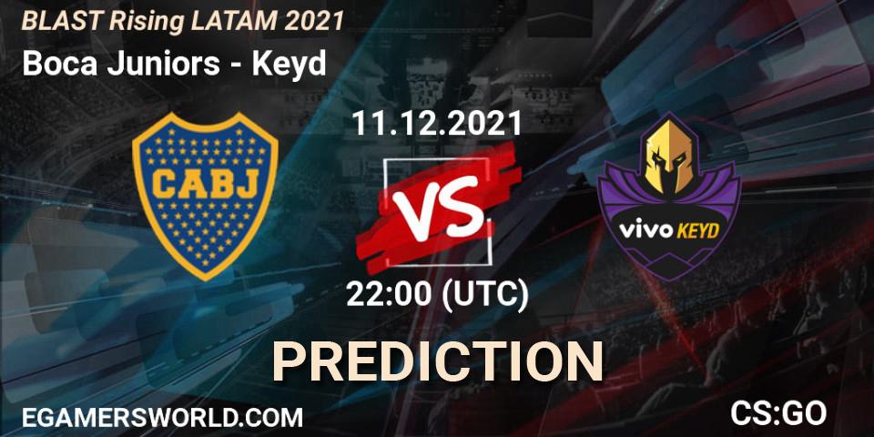 Boca Juniors vs Keyd: Betting TIp, Match Prediction. 11.12.21. CS2 (CS:GO), BLAST Rising LATAM 2021