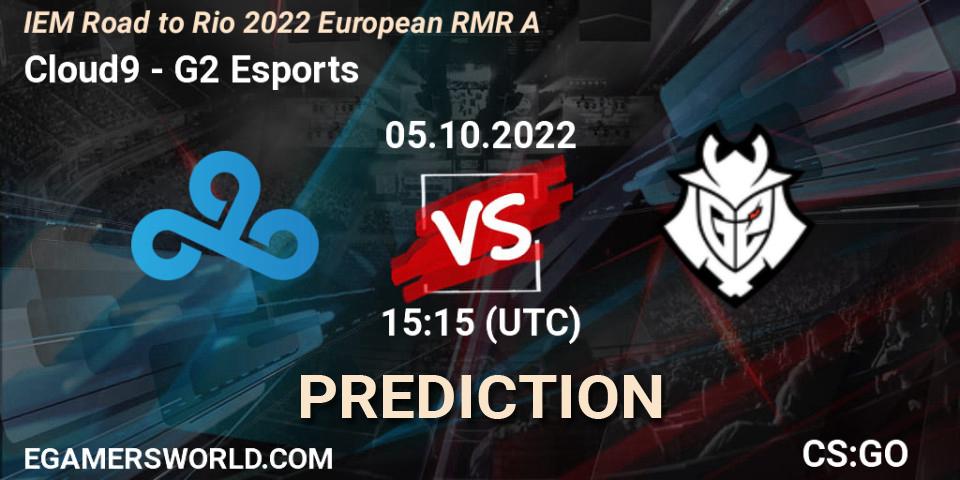 Cloud9 vs G2 Esports: Betting TIp, Match Prediction. 05.10.22. CS2 (CS:GO), IEM Road to Rio 2022 European RMR A