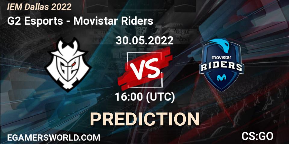 G2 Esports vs Movistar Riders: Betting TIp, Match Prediction. 30.05.22. CS2 (CS:GO), IEM Dallas 2022