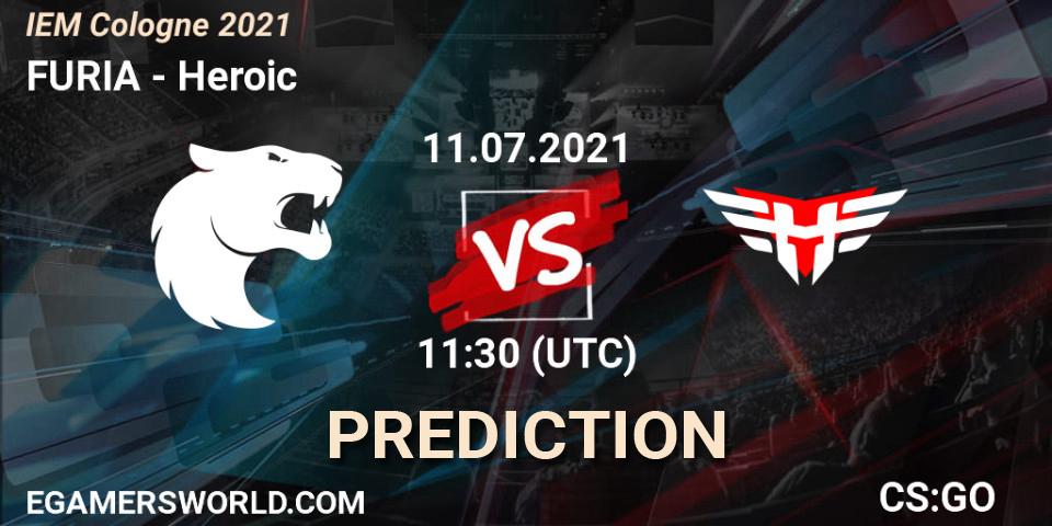 FURIA vs Heroic: Betting TIp, Match Prediction. 11.07.21. CS2 (CS:GO), IEM Cologne 2021