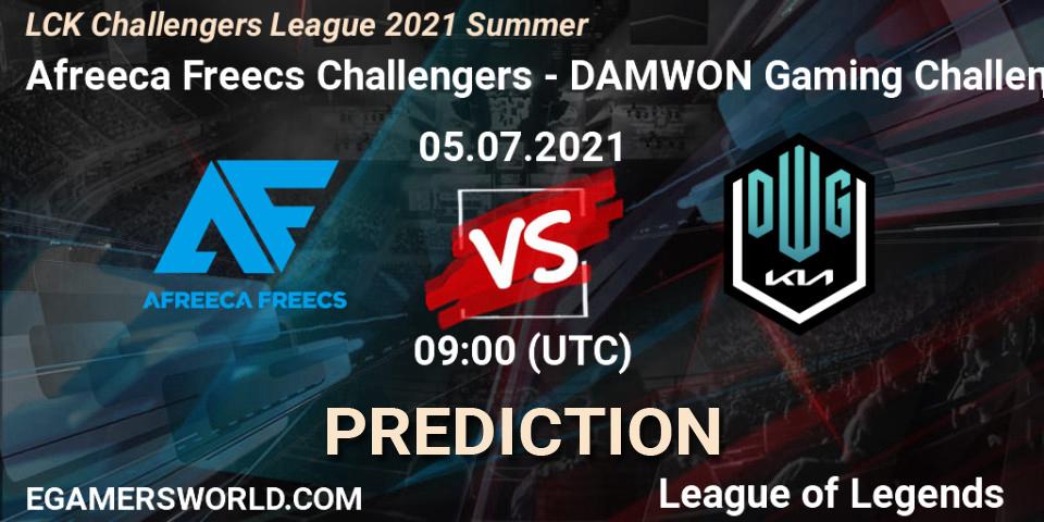 Afreeca Freecs Challengers vs DAMWON Gaming Challengers: Betting TIp, Match Prediction. 05.07.2021 at 09:00. LoL, LCK Challengers League 2021 Summer