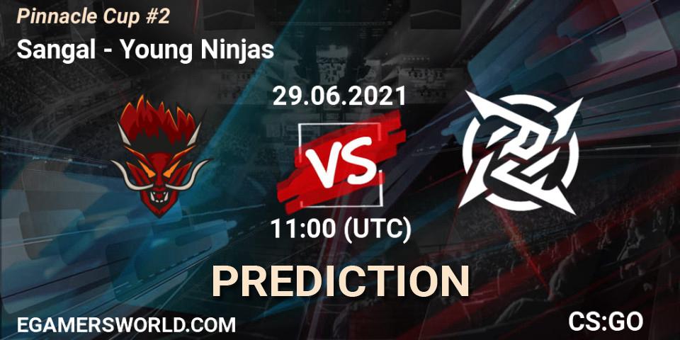 Sangal vs Young Ninjas: Betting TIp, Match Prediction. 29.06.2021 at 11:00. Counter-Strike (CS2), Pinnacle Cup #2