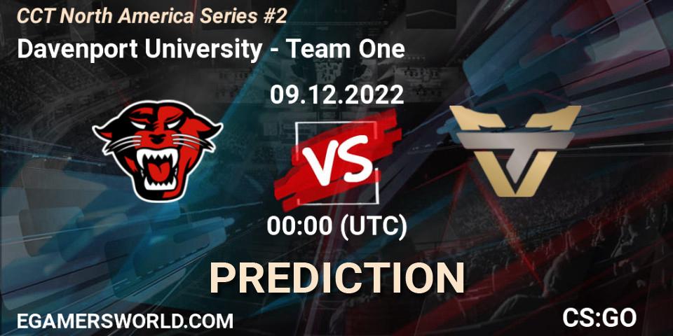 Davenport University vs Team One: Betting TIp, Match Prediction. 09.12.22. CS2 (CS:GO), CCT North America Series #2