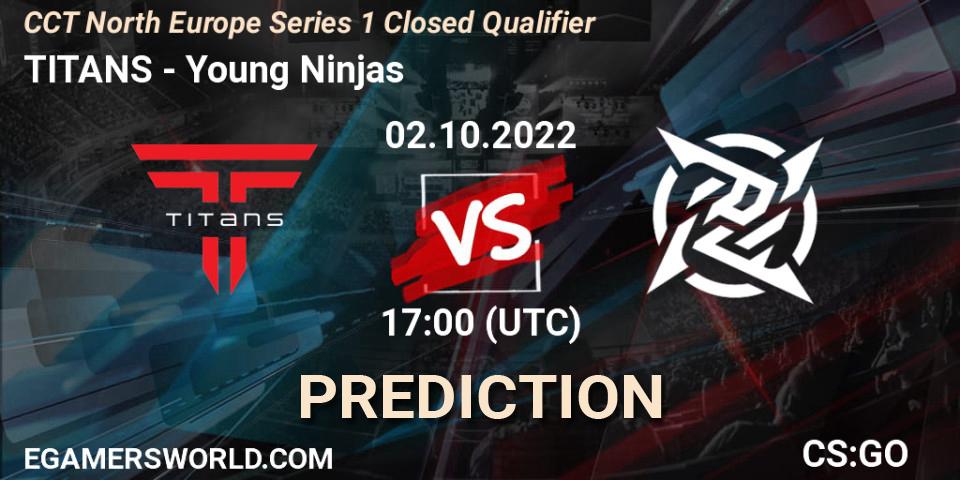 TITANS vs Young Ninjas: Betting TIp, Match Prediction. 02.10.22. CS2 (CS:GO), CCT North Europe Series 1 Closed Qualifier