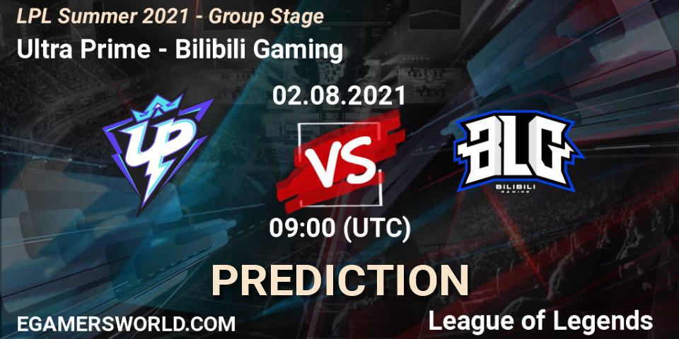 Ultra Prime vs Bilibili Gaming: Betting TIp, Match Prediction. 02.08.21. LoL, LPL Summer 2021 - Group Stage