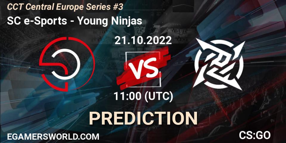 SC e-Sports vs Young Ninjas: Betting TIp, Match Prediction. 21.10.22. CS2 (CS:GO), CCT Central Europe Series #3