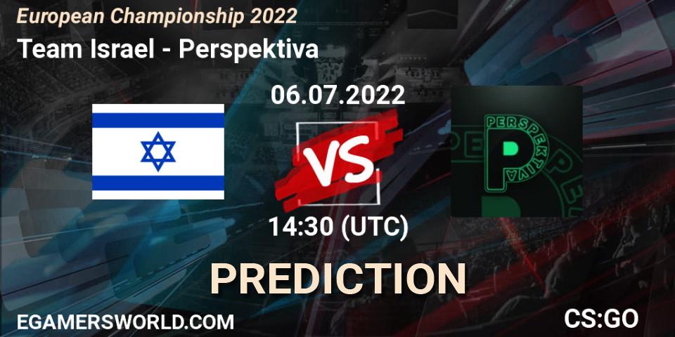 Team Israel vs Perspektiva: Betting TIp, Match Prediction. 06.07.22. CS2 (CS:GO), European Championship 2022