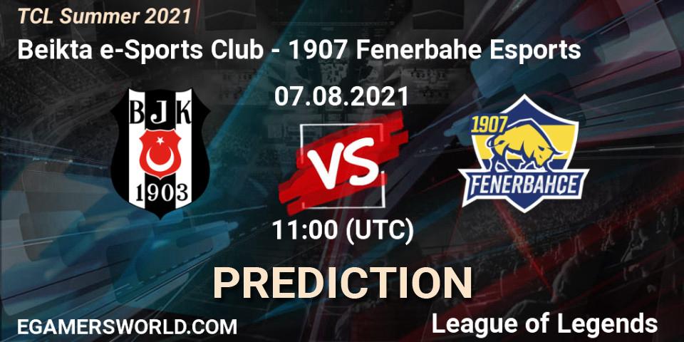 Beşiktaş e-Sports Club vs 1907 Fenerbahçe Esports: Betting TIp, Match Prediction. 07.08.21. LoL, TCL Summer 2021