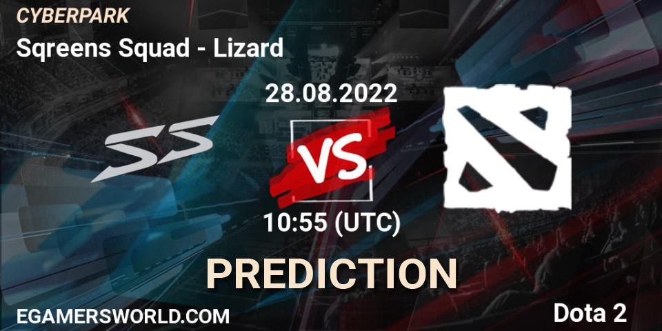 Sqreens Squad vs Lizard: Betting TIp, Match Prediction. 28.08.22. Dota 2, CYBERPARK