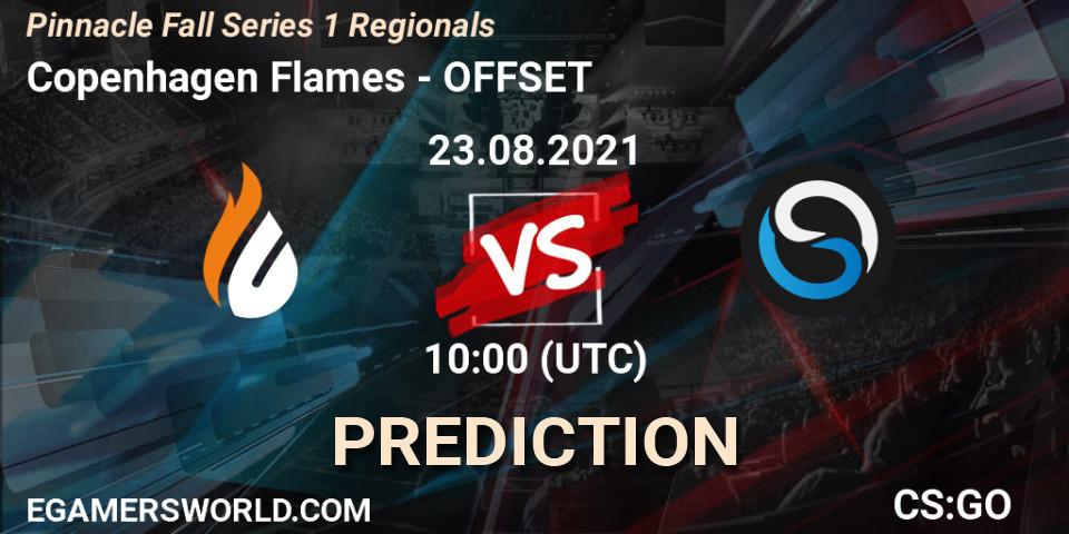 Copenhagen Flames vs OFFSET: Betting TIp, Match Prediction. 23.08.21. CS2 (CS:GO), Pinnacle Fall Series 1 Regionals