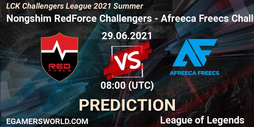 Nongshim RedForce Challengers vs Afreeca Freecs Challengers: Betting TIp, Match Prediction. 29.06.2021 at 08:00. LoL, LCK Challengers League 2021 Summer