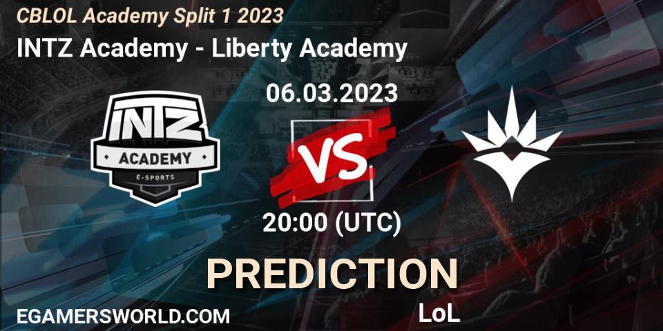 INTZ Academy vs Liberty Academy: Betting TIp, Match Prediction. 06.03.2023 at 20:00. LoL, CBLOL Academy Split 1 2023