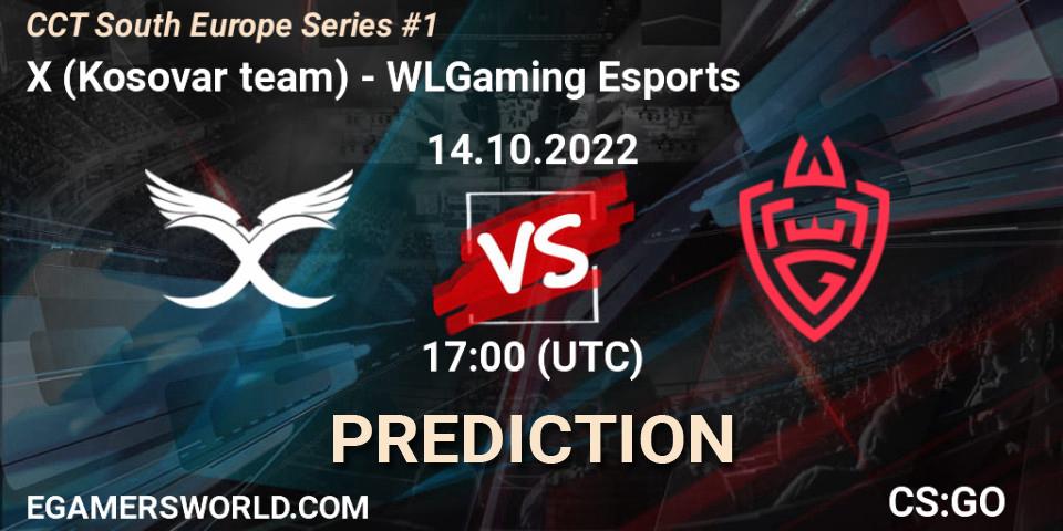 X (Kosovar team) vs WLGaming Esports: Betting TIp, Match Prediction. 14.10.22. CS2 (CS:GO), CCT South Europe Series #1