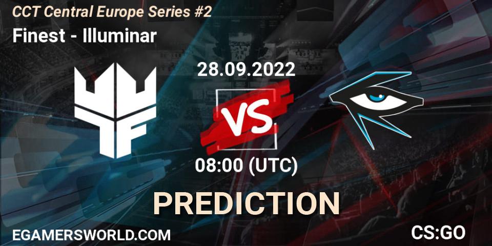Finest vs Illuminar: Betting TIp, Match Prediction. 28.09.22. CS2 (CS:GO), CCT Central Europe Series #2