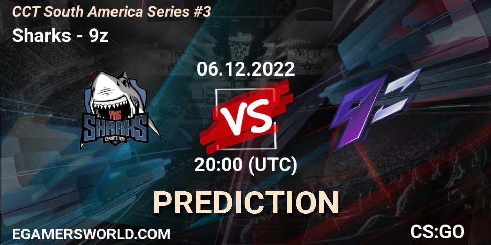 Sharks vs 9z: Betting TIp, Match Prediction. 06.12.22. CS2 (CS:GO), CCT South America Series #3