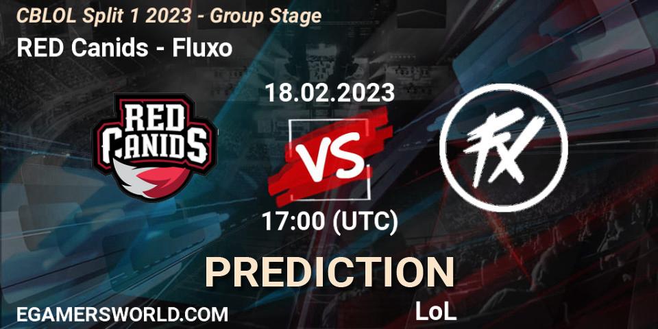 RED Canids vs Fluxo: Betting TIp, Match Prediction. 18.02.23. LoL, CBLOL Split 1 2023 - Group Stage