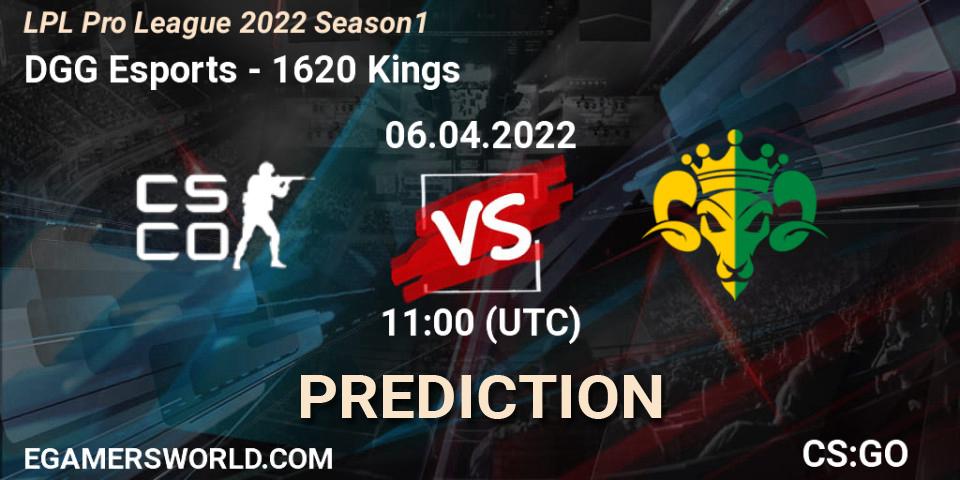 DGG Esports vs 1620 Kings: Betting TIp, Match Prediction. 06.04.22. CS2 (CS:GO), LPL Pro League 2022 Season 1