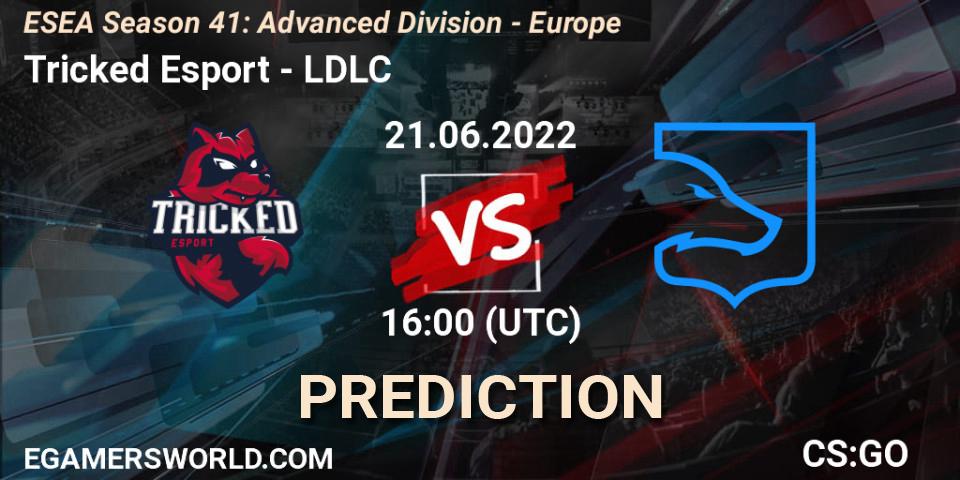 Tricked Esport vs LDLC: Betting TIp, Match Prediction. 21.06.22. CS2 (CS:GO), ESEA Season 41: Advanced Division - Europe