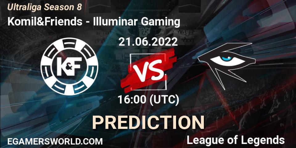Komil&Friends vs Illuminar Gaming: Betting TIp, Match Prediction. 21.06.22. LoL, Ultraliga Season 8