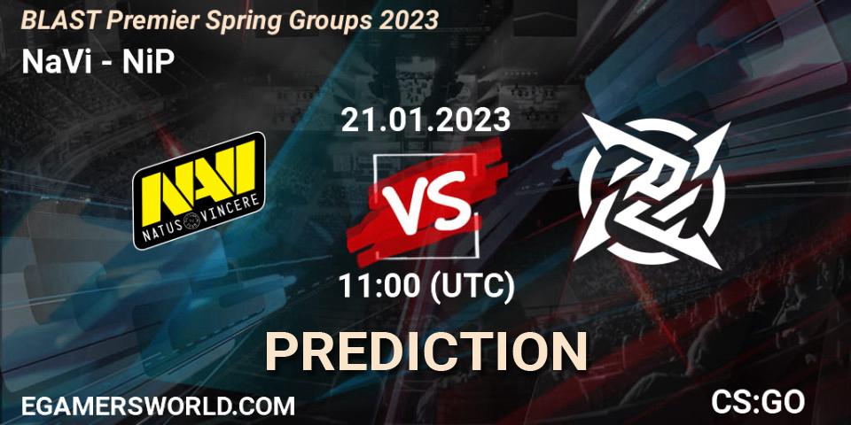 NaVi vs NiP: Betting TIp, Match Prediction. 21.01.23. CS2 (CS:GO), BLAST Premier Spring Groups 2023