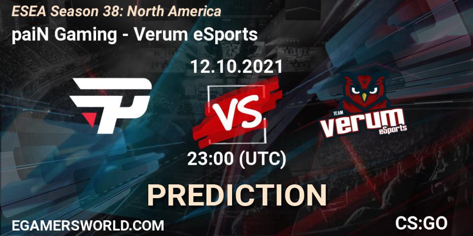 ChocoCheck vs Verum eSports: Betting TIp, Match Prediction. 13.10.21. CS2 (CS:GO), ESEA Season 38: North America 