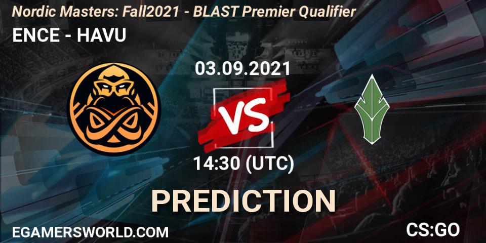 ENCE vs HAVU: Betting TIp, Match Prediction. 03.09.21. CS2 (CS:GO), Nordic Masters: Fall 2021 - BLAST Premier Qualifier