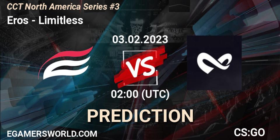Eros vs Limitless: Betting TIp, Match Prediction. 05.02.23. CS2 (CS:GO), CCT North America Series #3