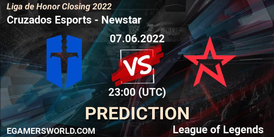 Cruzados Esports vs Newstar: Betting TIp, Match Prediction. 07.06.2022 at 23:00. LoL, Liga de Honor Closing 2022