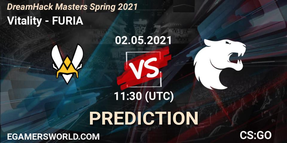 Vitality vs FURIA: Betting TIp, Match Prediction. 02.05.21. CS2 (CS:GO), DreamHack Masters Spring 2021