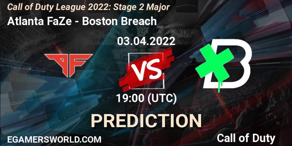 Atlanta FaZe vs Boston Breach: Betting TIp, Match Prediction. 03.04.22. Call of Duty, Call of Duty League 2022: Stage 2 Major