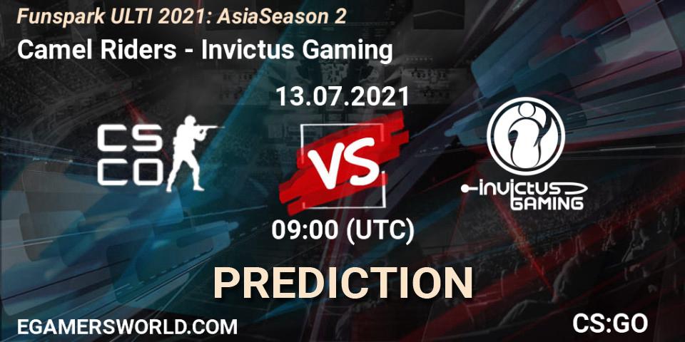 Camel Riders vs Invictus Gaming: Betting TIp, Match Prediction. 13.07.21. CS2 (CS:GO), Funspark ULTI 2021: Asia Season 2