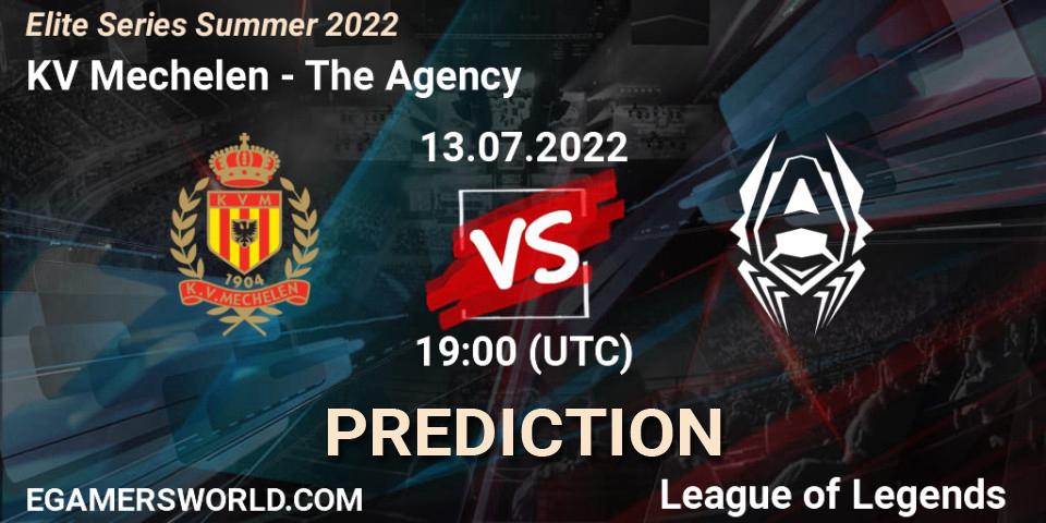 KV Mechelen vs The Agency: Betting TIp, Match Prediction. 13.07.2022 at 19:00. LoL, Elite Series Summer 2022
