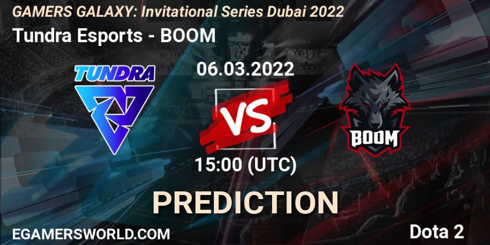Tundra Esports vs BOOM: Betting TIp, Match Prediction. 06.03.22. Dota 2, GAMERS GALAXY: Invitational Series Dubai 2022